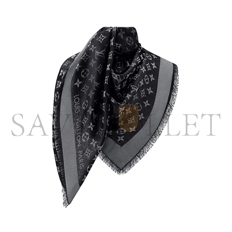 LOUIS VUITTON MONOGRAM SHINE SHAWL M75123 (142*142cm) LOUIS VUITTON MONOGRAM SHINE SHAWL M75123 (142*142cm)